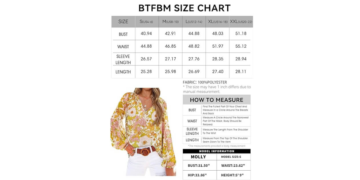 BTFBM Women’s Boho Blouse: Stylish & Lightweight