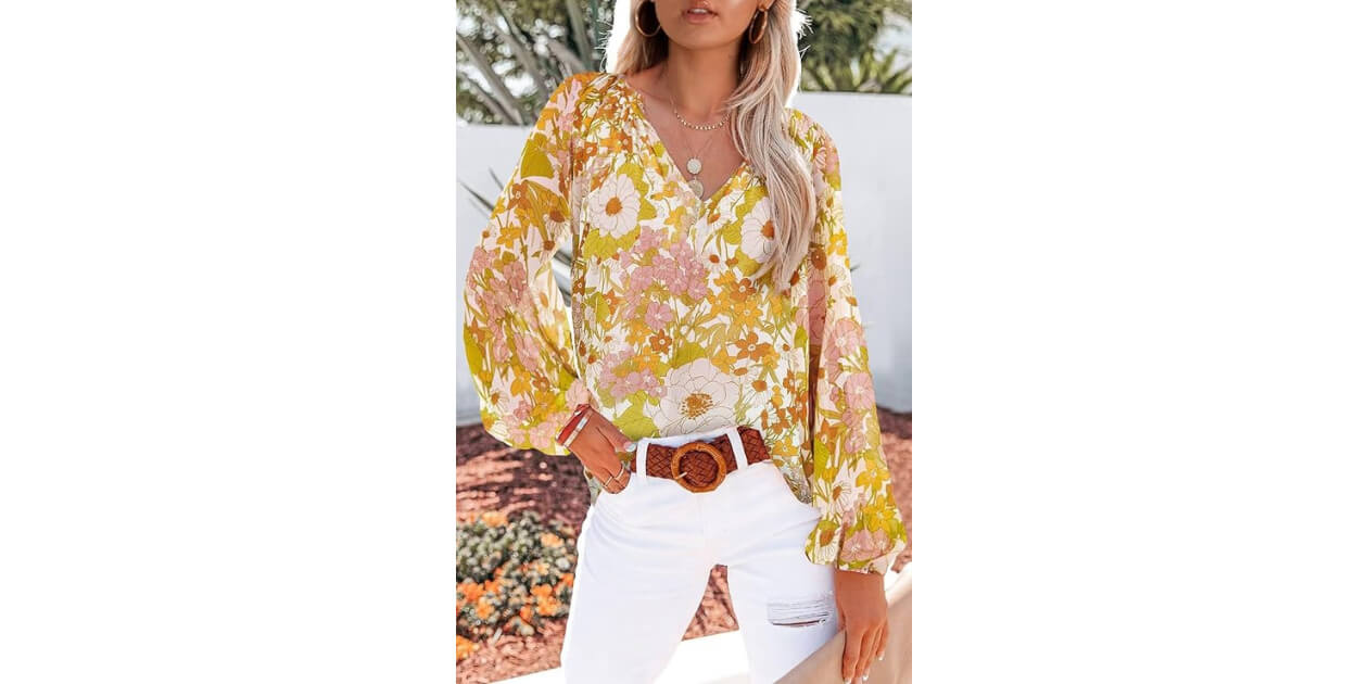 BTFBM Women’s Boho Blouse: Stylish & Lightweight