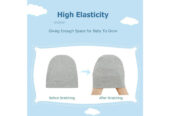 Zando Unisex Baby Beanie Caps & Mittens: Cozy Newborn Set