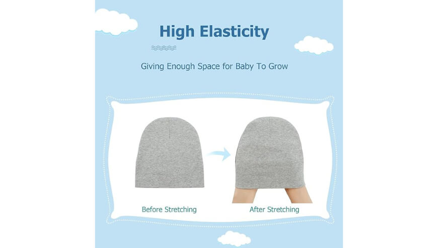 Zando Unisex Baby Beanie Caps & Mittens: Cozy Newborn Set