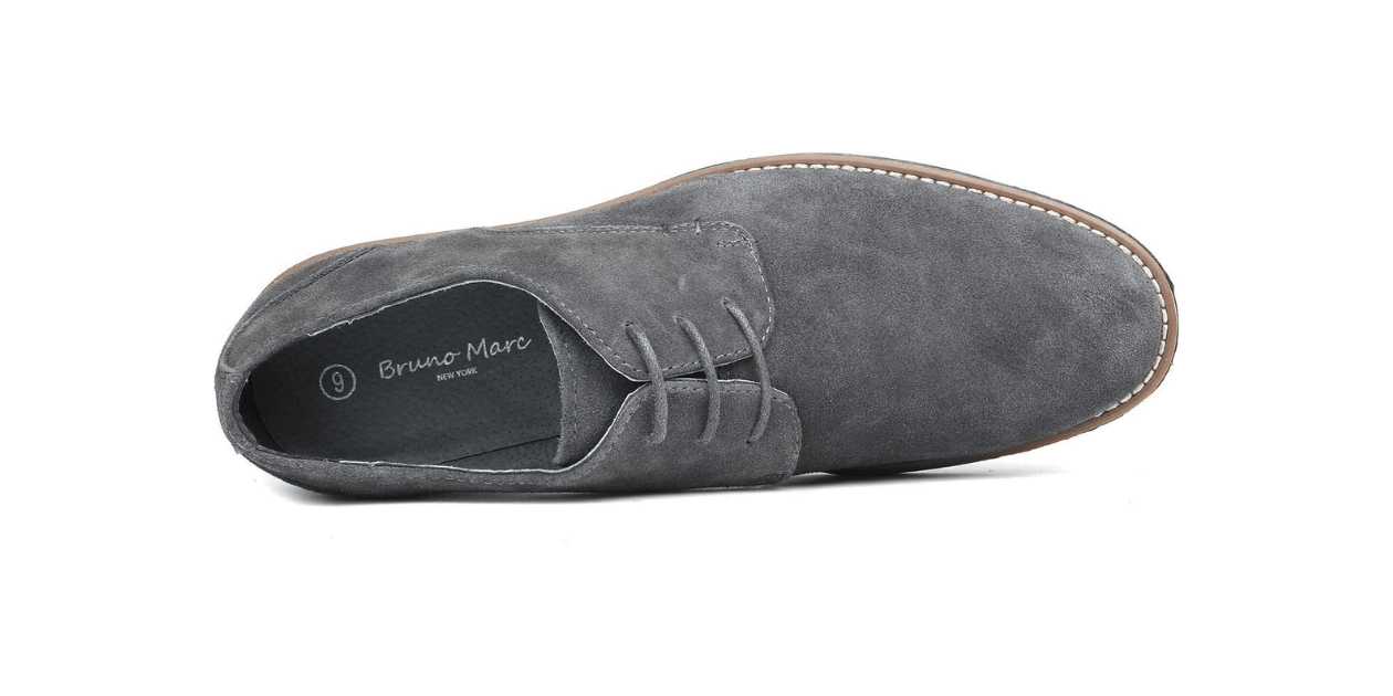 Bruno Marc Men’s Urban Suede Oxfords: Comfort & Style