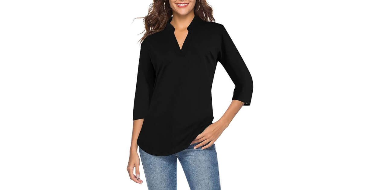 CEASIKERY Women’s V Neck Tunic: Stylish & Comfortable