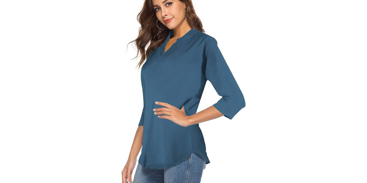 CEASIKERY Women’s V Neck Tunic: Stylish & Comfortable