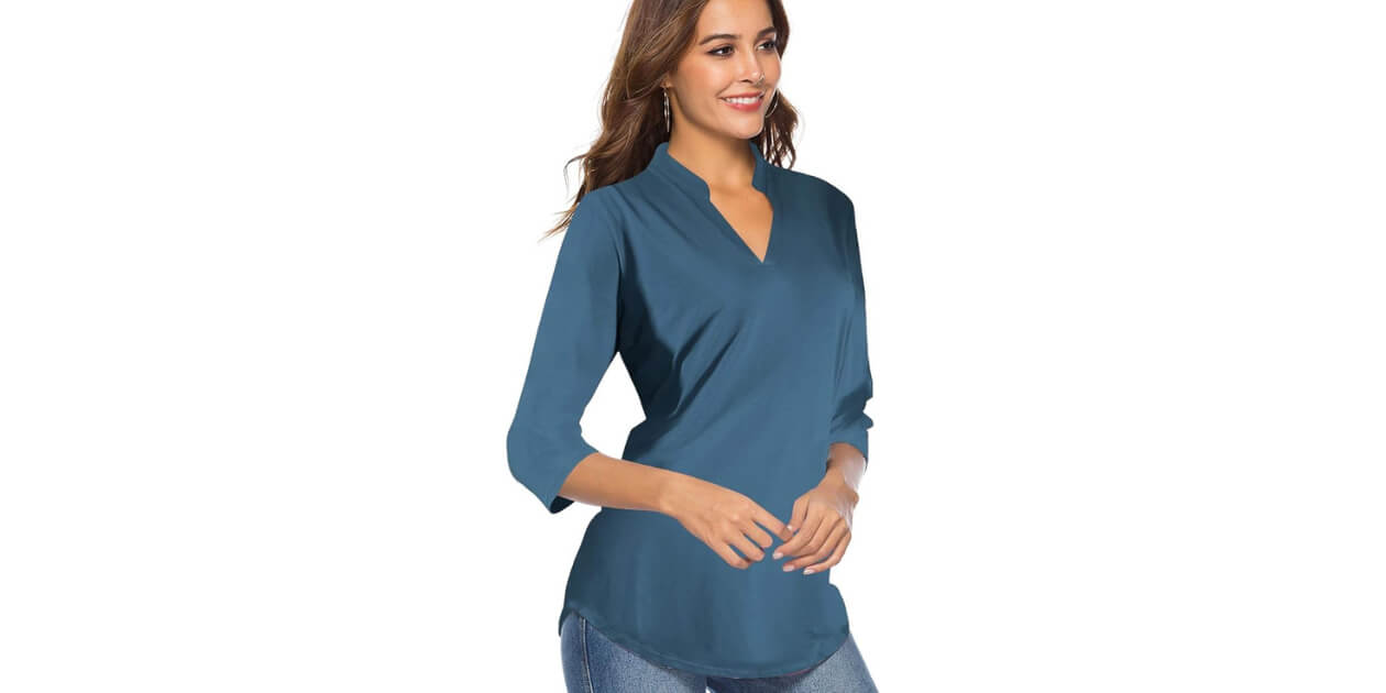 CEASIKERY Women’s V Neck Tunic: Stylish & Comfortable