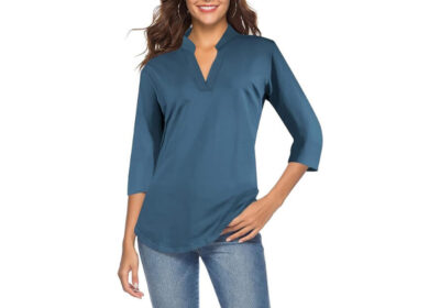 CEASIKERY-Womens-V-Neck-Tunic