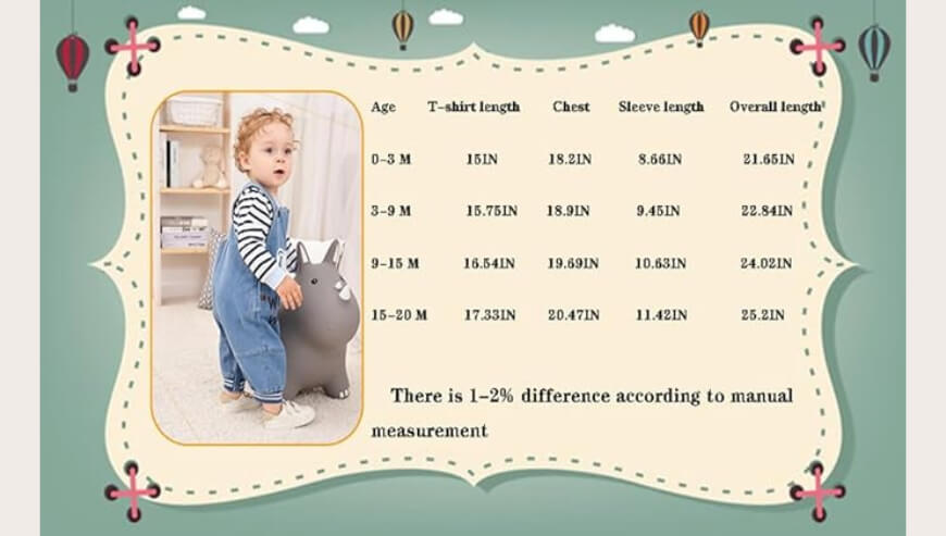 Cute Baby Boy Clothes: Striped T-Shirt & Denim Overalls Set