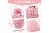 Duoyeree Kids Pom-Pom Beanie: Warm & Stylish Winter Hat