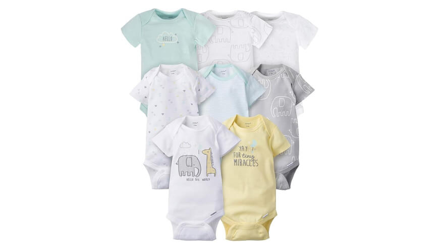 Gerber Unisex Baby Onesies: Comfortable & Convenient
