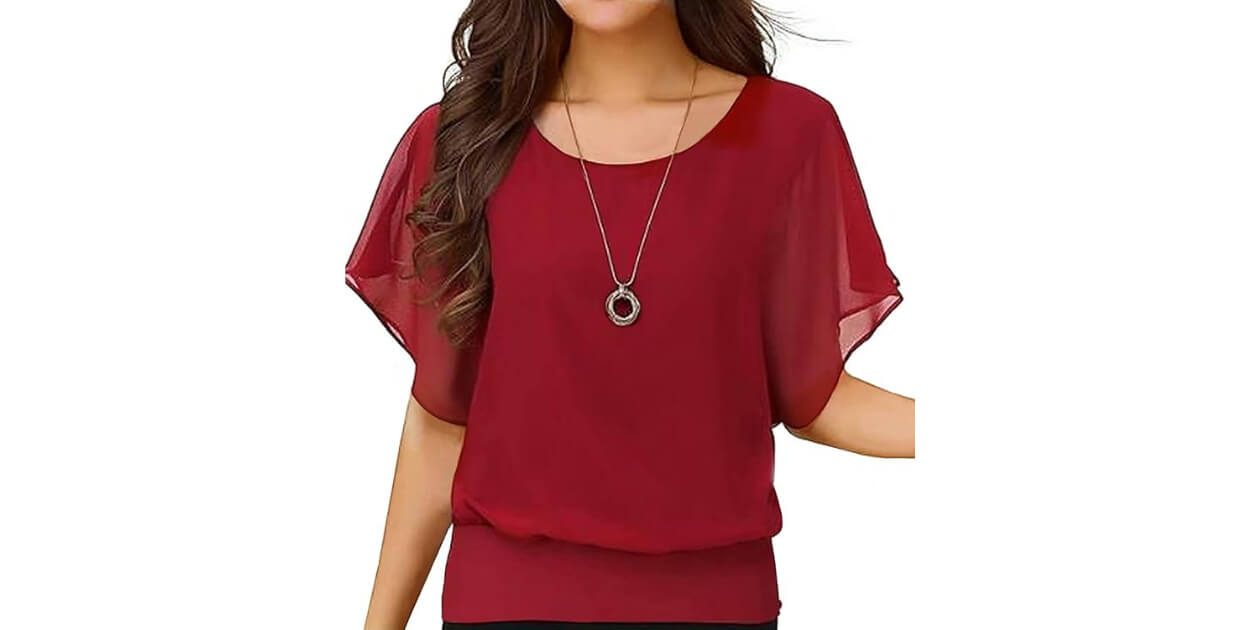 Neineiwu Women’s Chiffon Blouse: Stylish & Comfortable