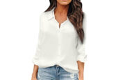OMSJ Women’s Chiffon Blouse: Elegant & Versatile