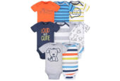 Onesies Brand Baby Boys: 8-Pack Short Sleeve Bodysuits Set
