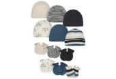 Onesies Brand Unisex Baby: 12-Piece Cap and Mitten Set