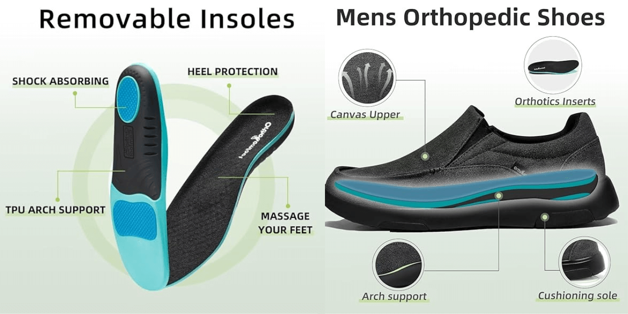 OrthoComfoot Men’s Orthopedic Loafers: Comfort & Pain Relief