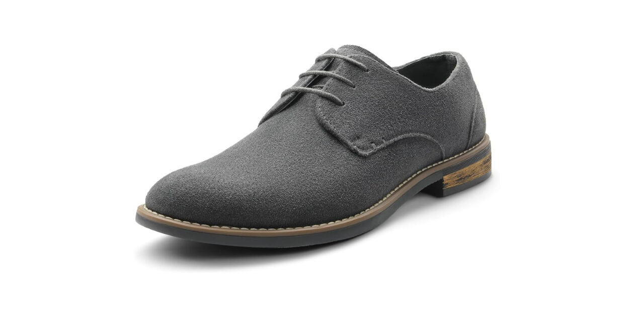 Bruno Marc Men’s Urban Suede Oxfords: Comfort & Style
