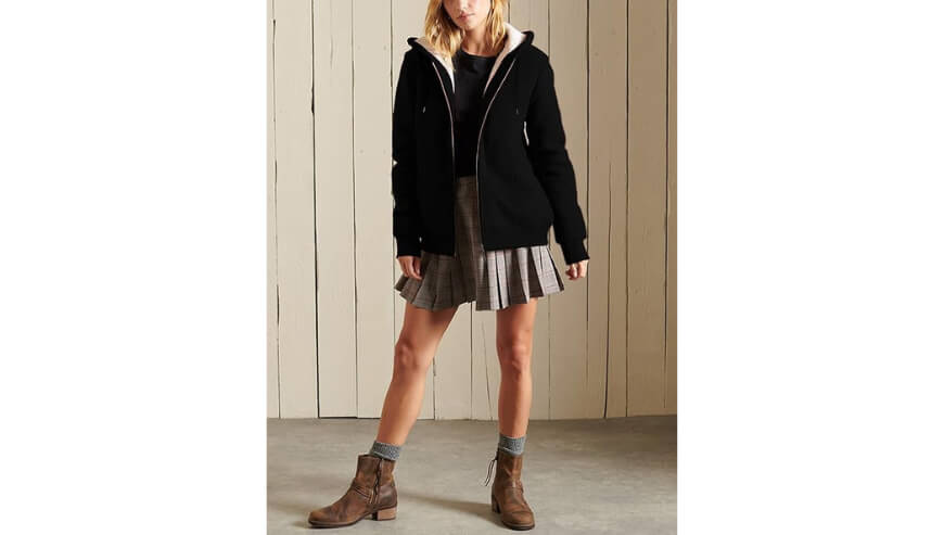 Yeokou Women’s Sherpa Hoodie: Warm & Cozy