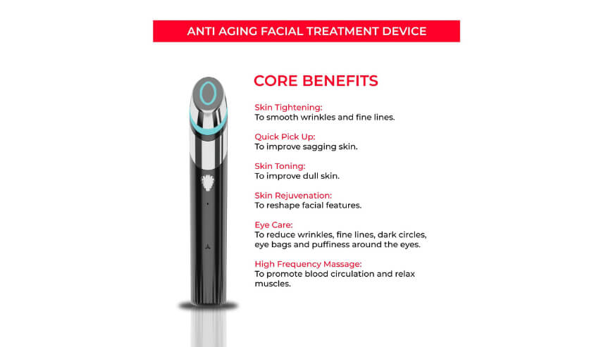Beauty Instrument for EMS Skin Rejuvenation and Pore Tightening