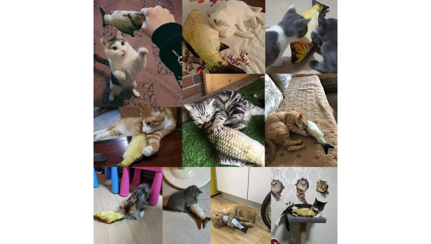 Interactive Electric Fish Toy for Cats’ Playtime Fun