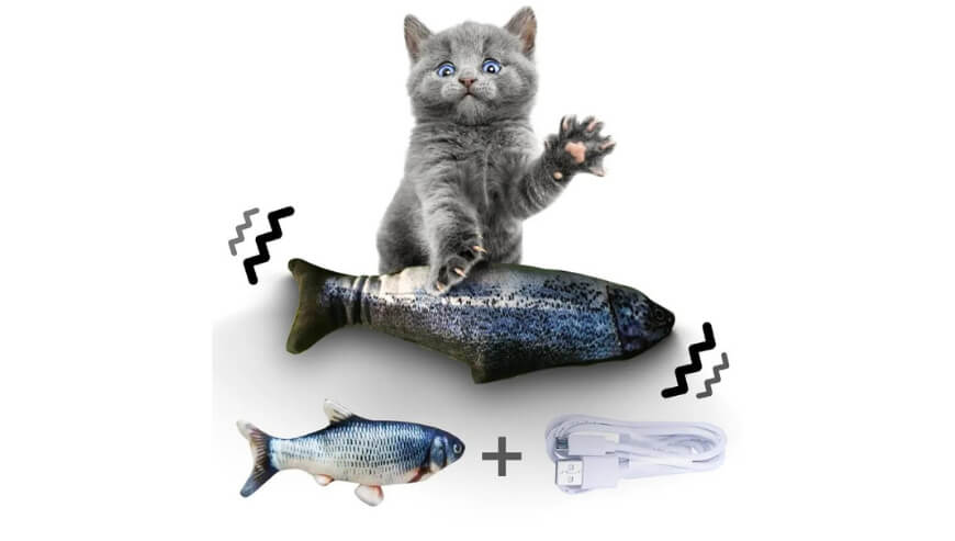 Interactive Electric Fish Toy for Cats’ Playtime Fun
