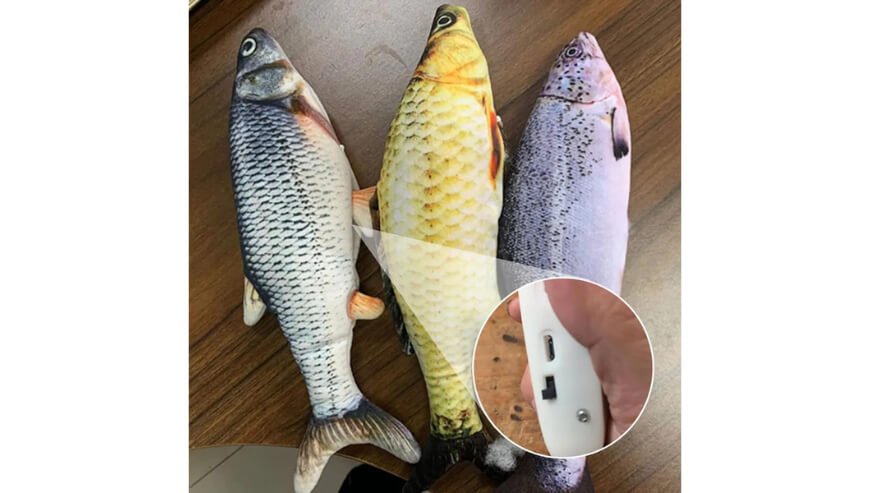 Interactive Electric Fish Toy for Cats’ Playtime Fun