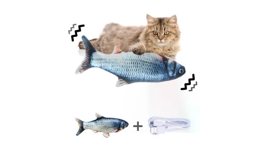 Interactive Electric Fish Toy for Cats’ Playtime Fun