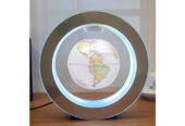 Floating Globe LED Light: Anti-Gravity World Map Display