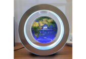 Floating Globe LED Light: Anti-Gravity World Map Display