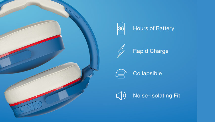 Skullcandy Hesh Evo Wireless Headphones – 36 Hr Battery