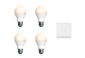 Ring A19 Smart LED Bulb Starter Kit (4-pack) with Alexa